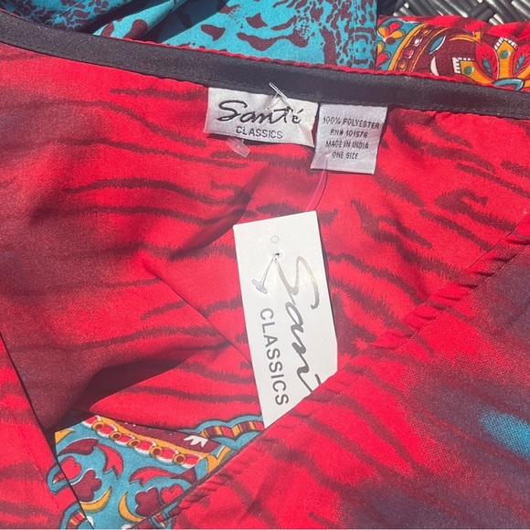 NWT Sante classics kaftan boho hippie cover up one size Moo Moo - Picture 8 of 8